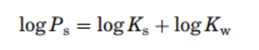 logPs = logKs + logKw