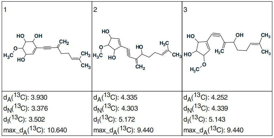 图5.83 Phomentrioloxin：通过模糊结构生成（FSG）获得的排名靠前的结构