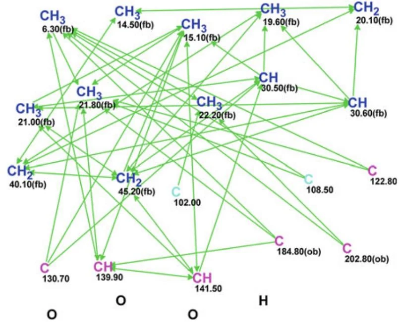 图5.97 Polypropionate:分子连接图