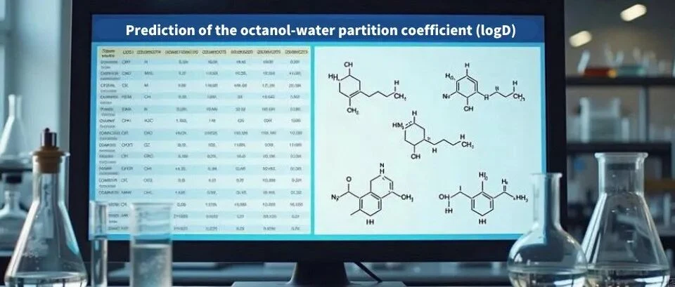 logD 预测：pH 1-14 范围的辛醇/水分配系数模拟
