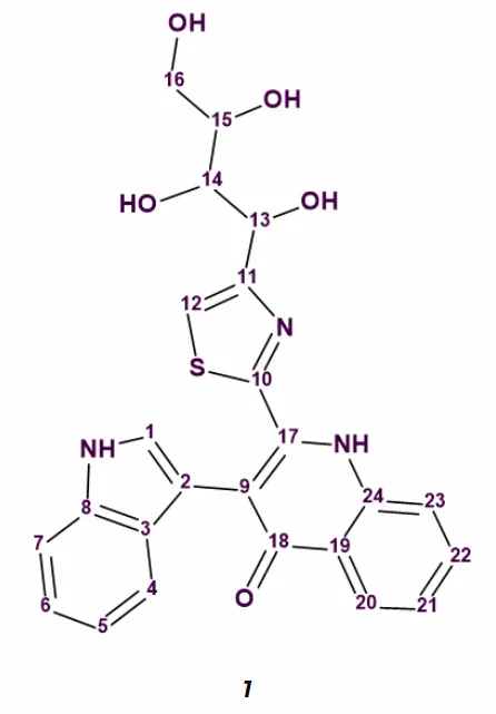含硫吲哚类生物碱 Isatisindigoticanine I 的结构解析